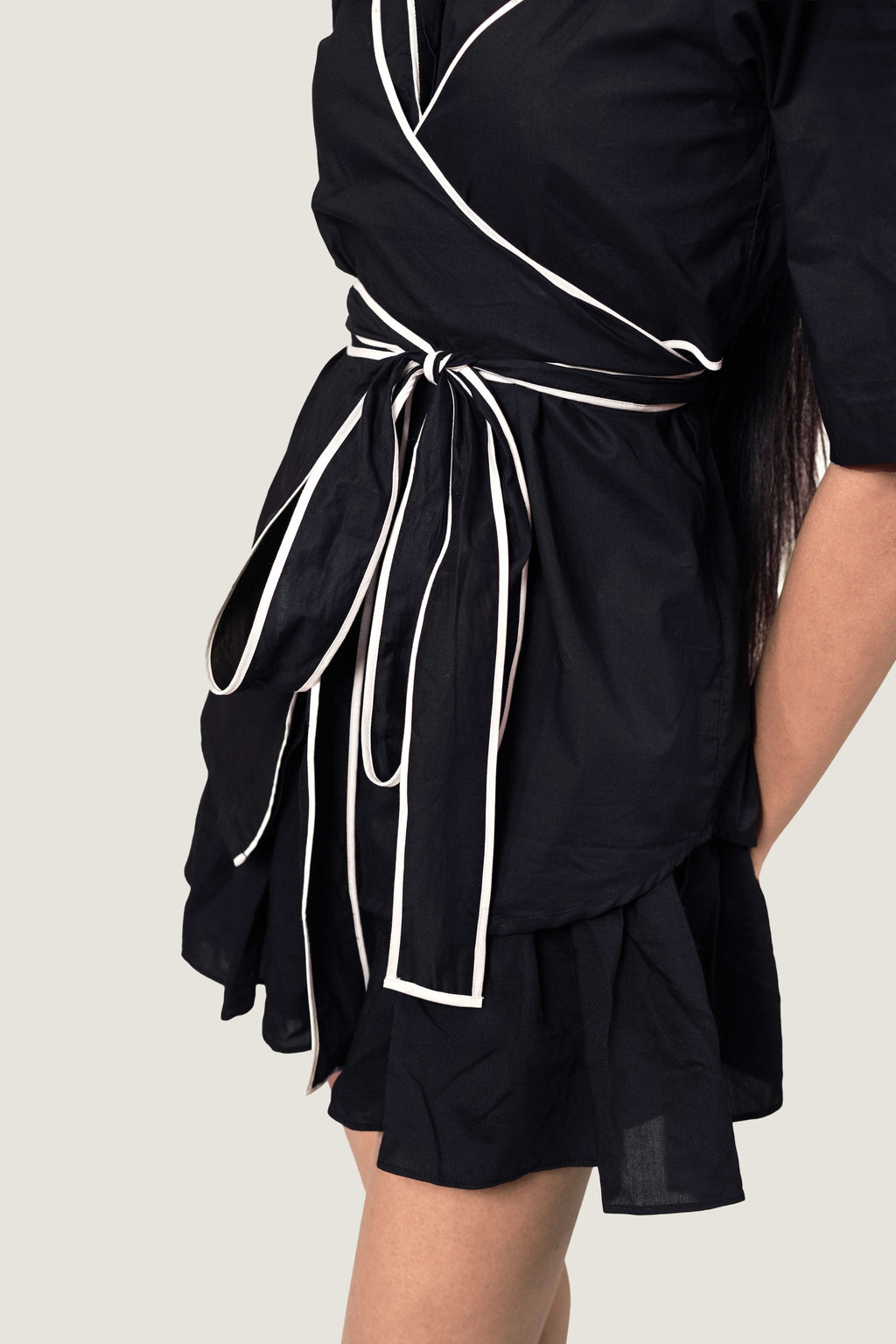 STRUCTURED TIE UP SHIRT