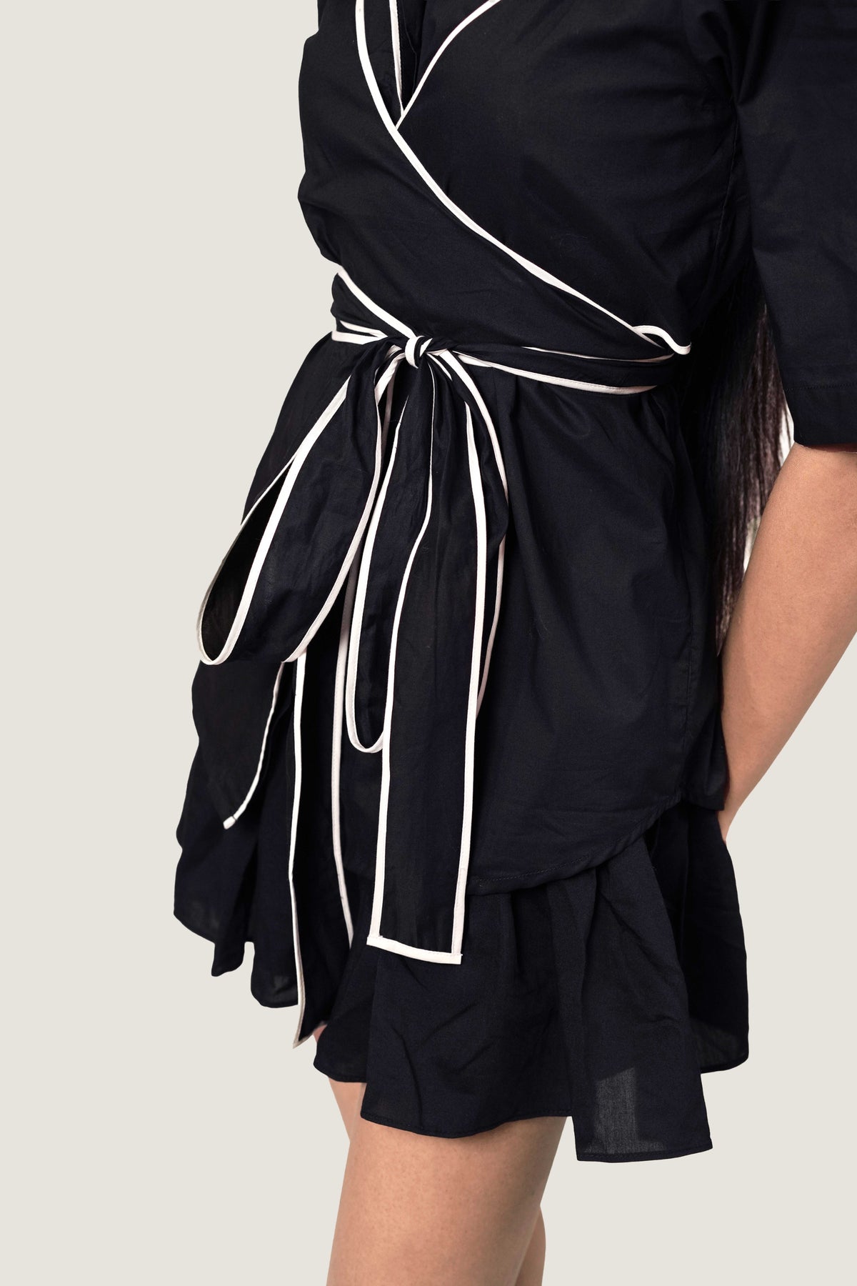 STRUCTURED TIE UP SHIRT
